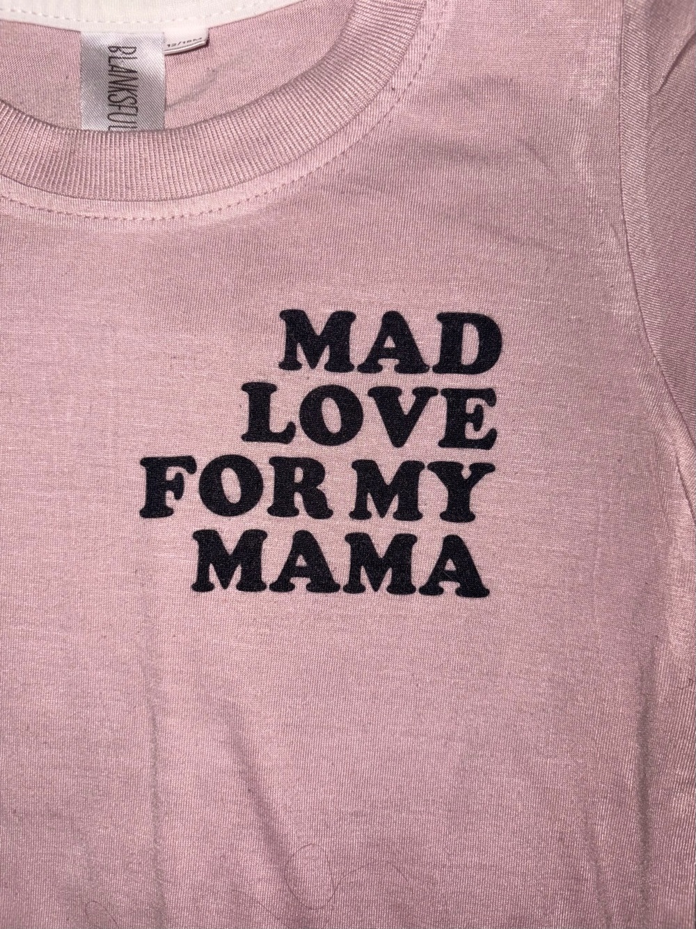 Pink 'Mad Love For My Mama' Graphic Tee